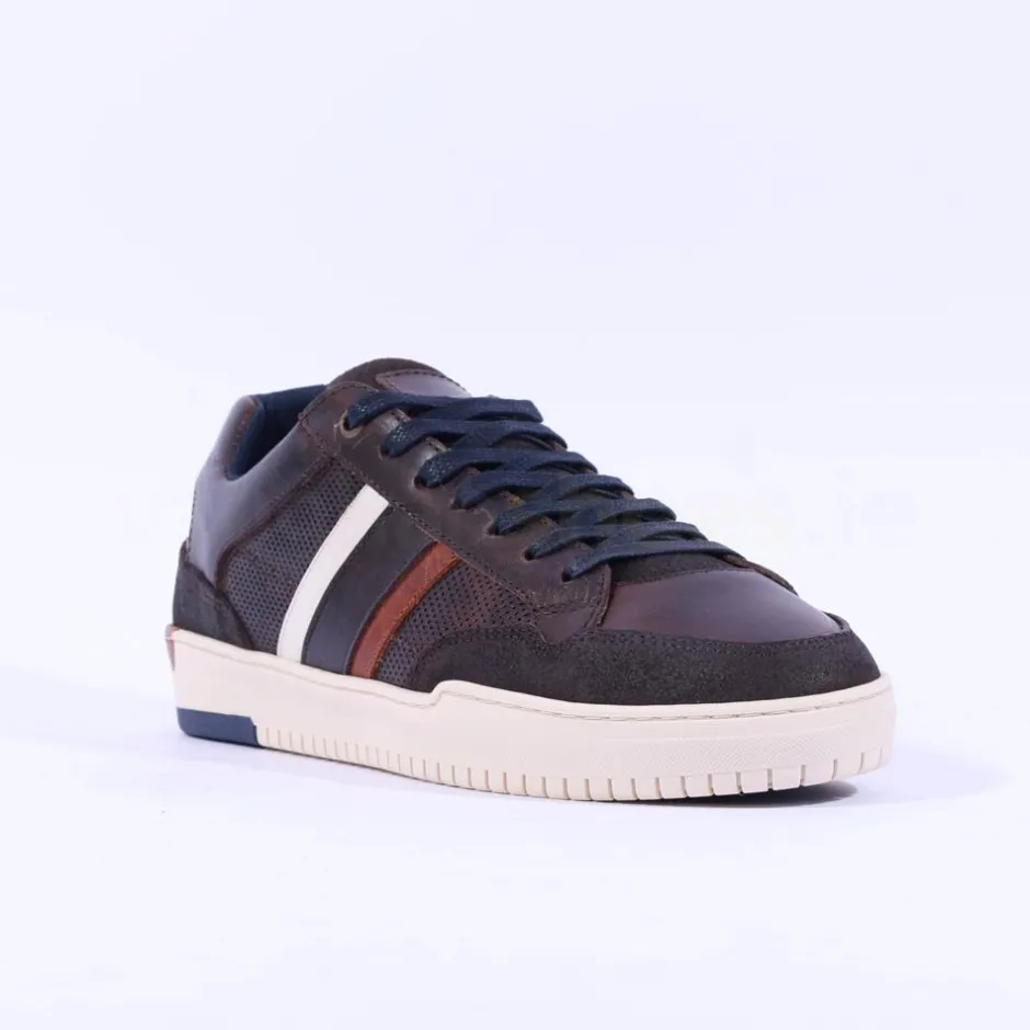 Tommy Bowe Gesi Laced Shoe - Brown Leather
