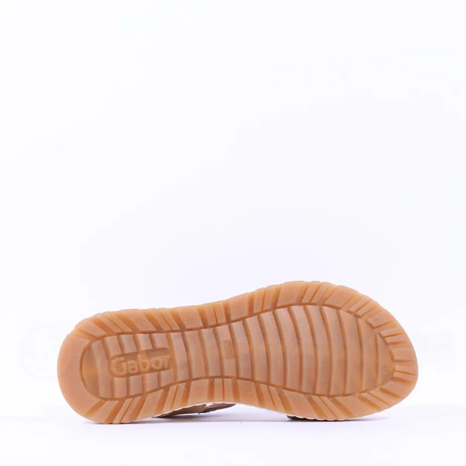 Women Gabor Gifted Sporty Velcro Multi Sandal - Gold Metallic