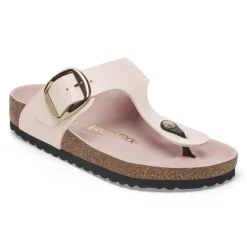 Women Birkenstock Gizeh Big Buckle High Shine - Light Rose