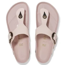 Women Birkenstock Gizeh Big Buckle High Shine - Light Rose