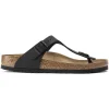 Women Birkenstock Gizeh Birko-Flor - Black