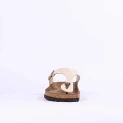 Women Birkenstock Gizeh Birko-Flor - Graceful Pearl White