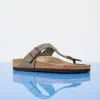Women Birkenstock Gizeh Birko-Flor - Stone