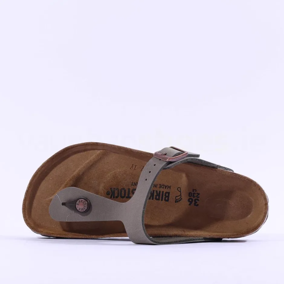 Women Birkenstock Gizeh Birko-Flor - Stone