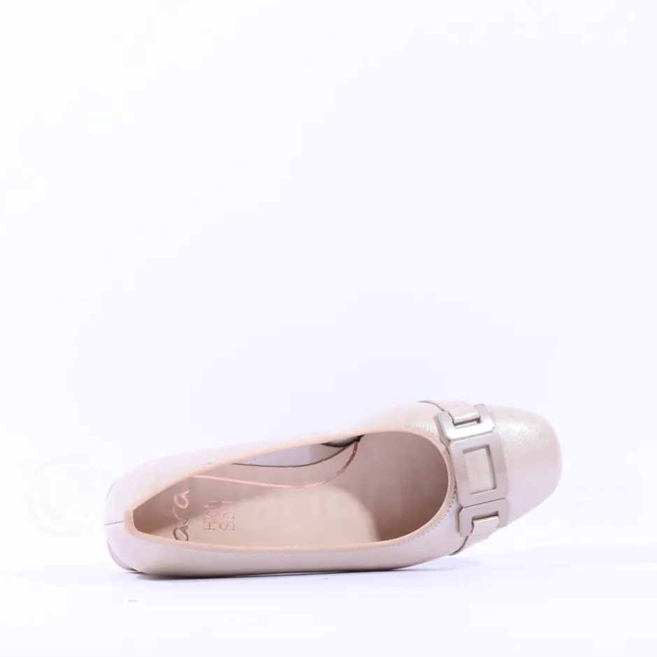 Women Ara Graz 2.0 Link Court Shoe - Nude