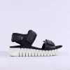 Women Ecco Women Gruuv Sol Sandal - Black