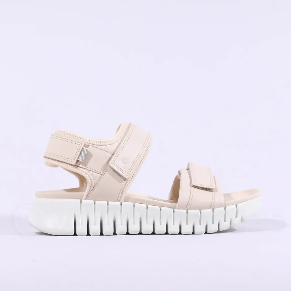 Women Ecco Women Gruuv Sol Sandal - Limestone