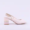 Women Una Healy Guitar Man Peeptoe Slingback - Light Rose