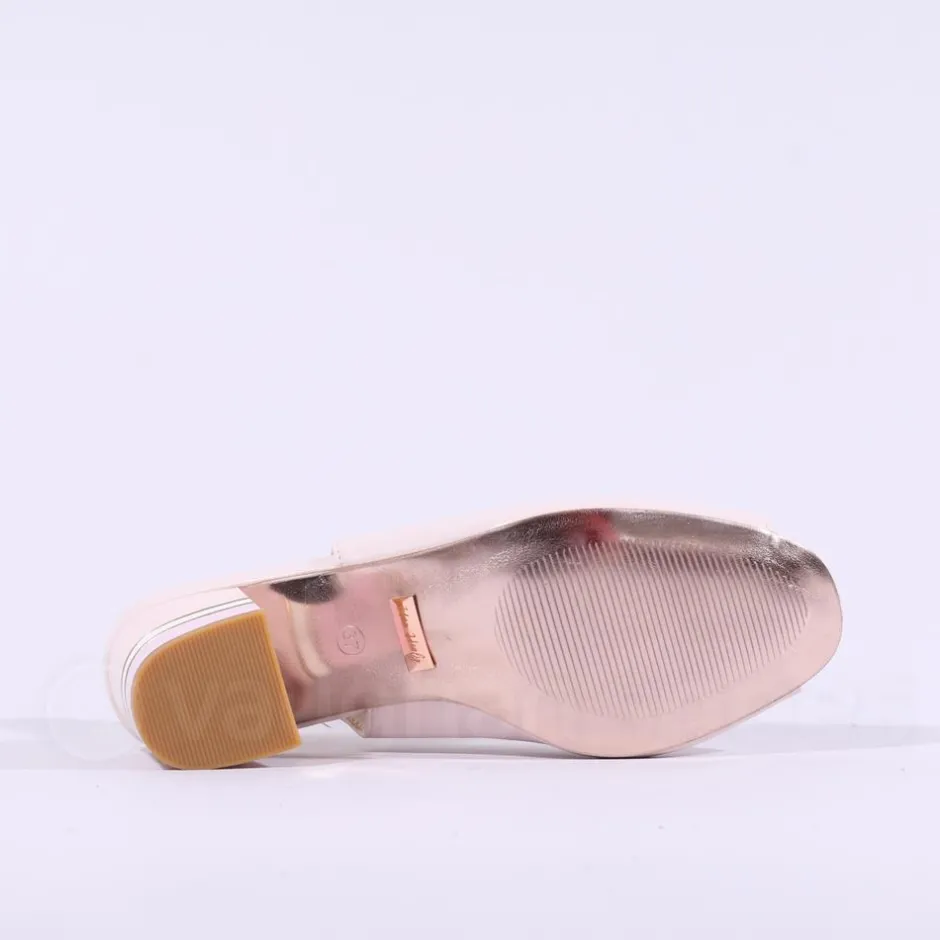 Women Una Healy Guitar Man Peeptoe Slingback - Light Rose