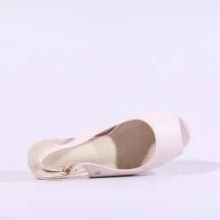 Women Una Healy Guitar Man Peeptoe Slingback - Light Rose