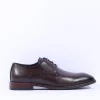 6th Sense Guitar Plain Toe Dress Shoe - Coffee