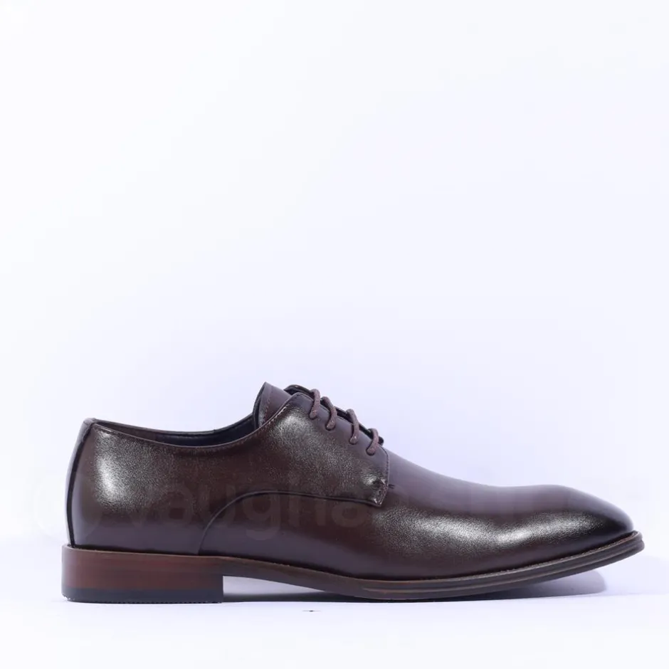 6th Sense Guitar Plain Toe Dress Shoe - Coffee