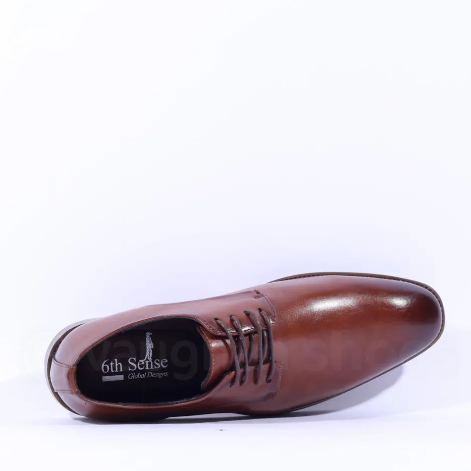 6th Sense Guitar Plain Toe Dress Shoe - Brown