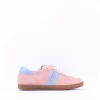 Women Paul Green Gum Sole Laced Trainer - Rose Sky