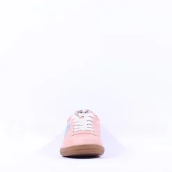 Women Paul Green Gum Sole Laced Trainer - Rose Sky