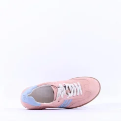 Women Paul Green Gum Sole Laced Trainer - Rose Sky