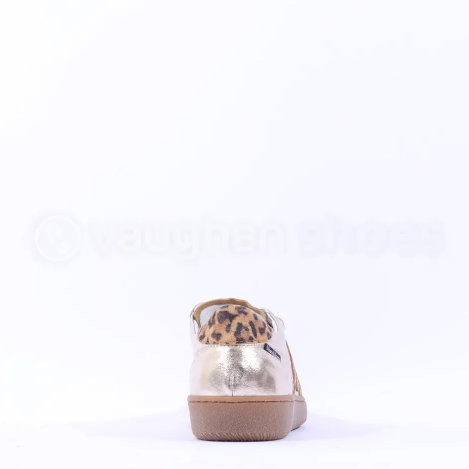 Women Marco Moreo Gumsole 3 Strap Trainer - Metallic Leopard