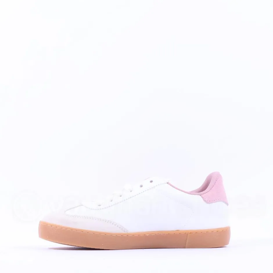 Women Victoria Gumsole Laced T Toe Trainer - Rosa