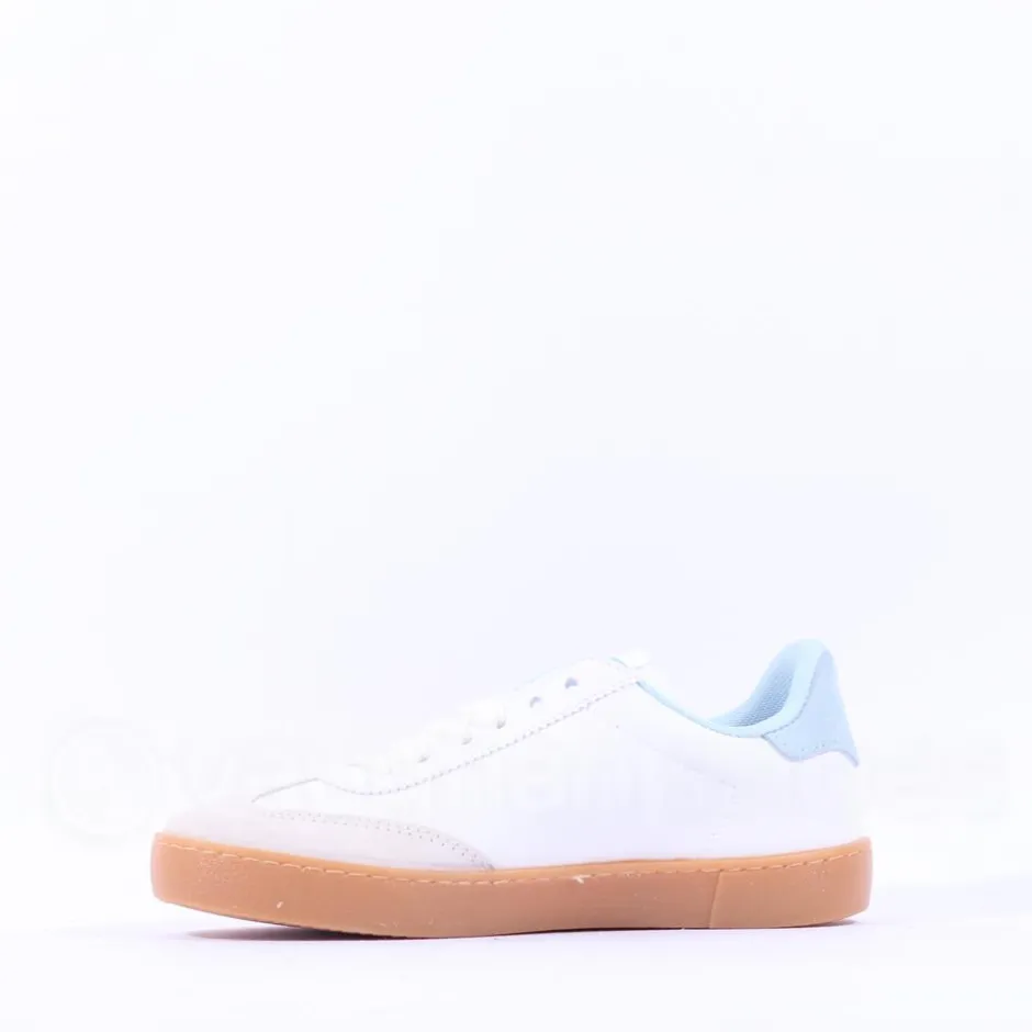 Women Victoria Gumsole Laced T Toe Trainer - Celeste