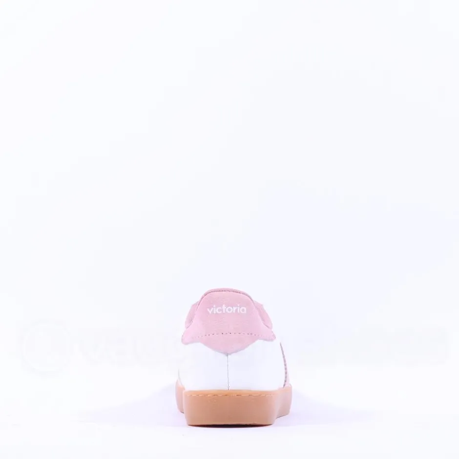 Women Victoria Gumsole Laced T Toe Trainer - Rosa