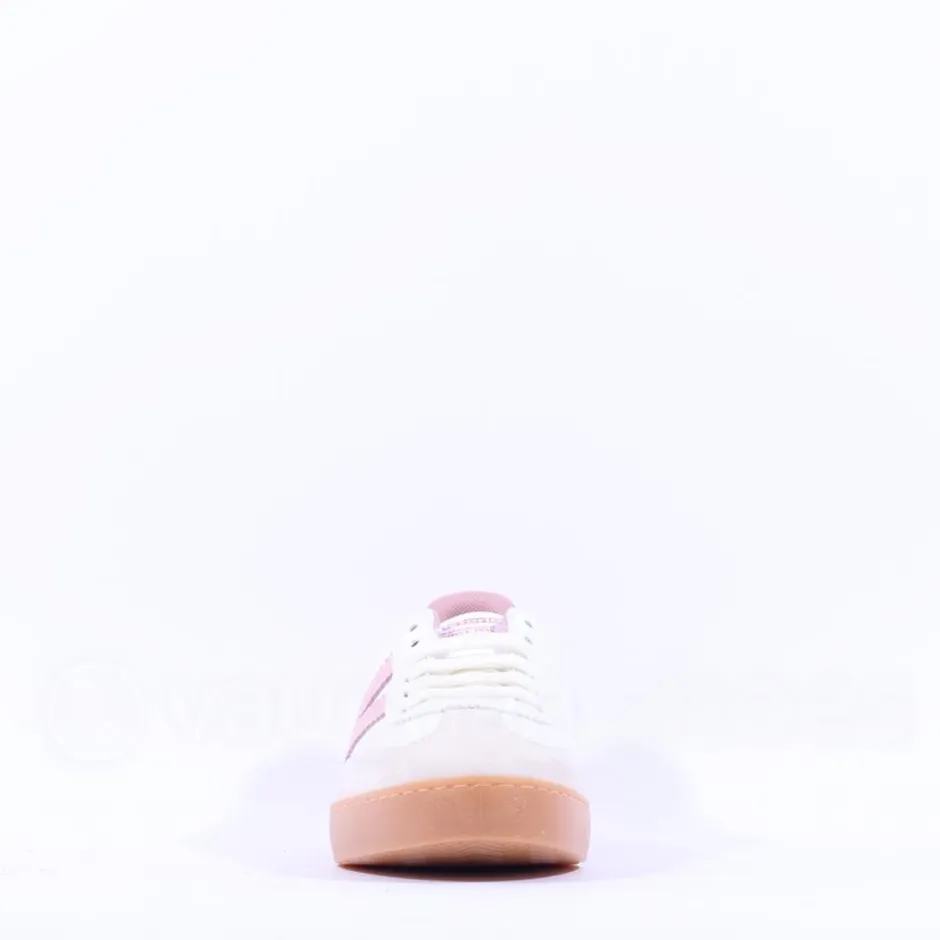 Women Victoria Gumsole Laced T Toe Trainer - Rosa