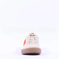 Women Paul Green Gumsole T Toe Trainer - Cream Orange