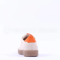 Women Paul Green Gumsole T Toe Trainer - Cream Orange