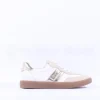 Women Paul Green Gumsole T Toe Trainer - White Gold