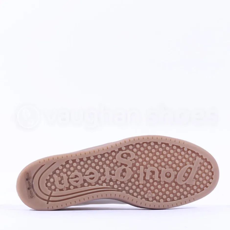 Women Paul Green Gumsole T Toe Trainer - White Black