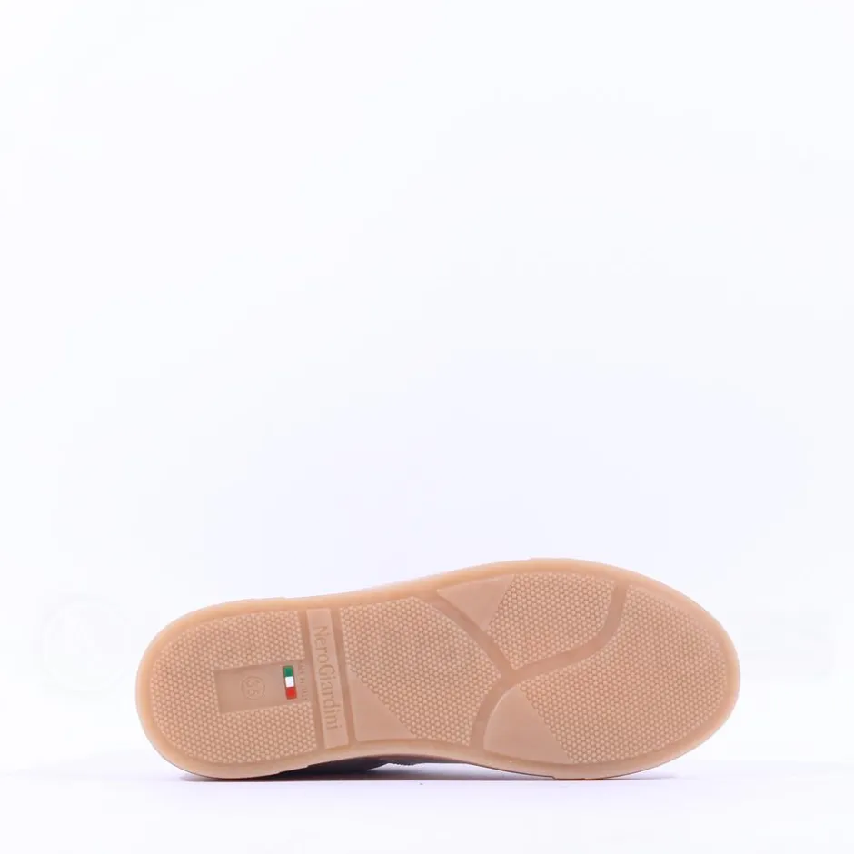 Women NeroGiardini Gumsole Trainer - Beige Suede