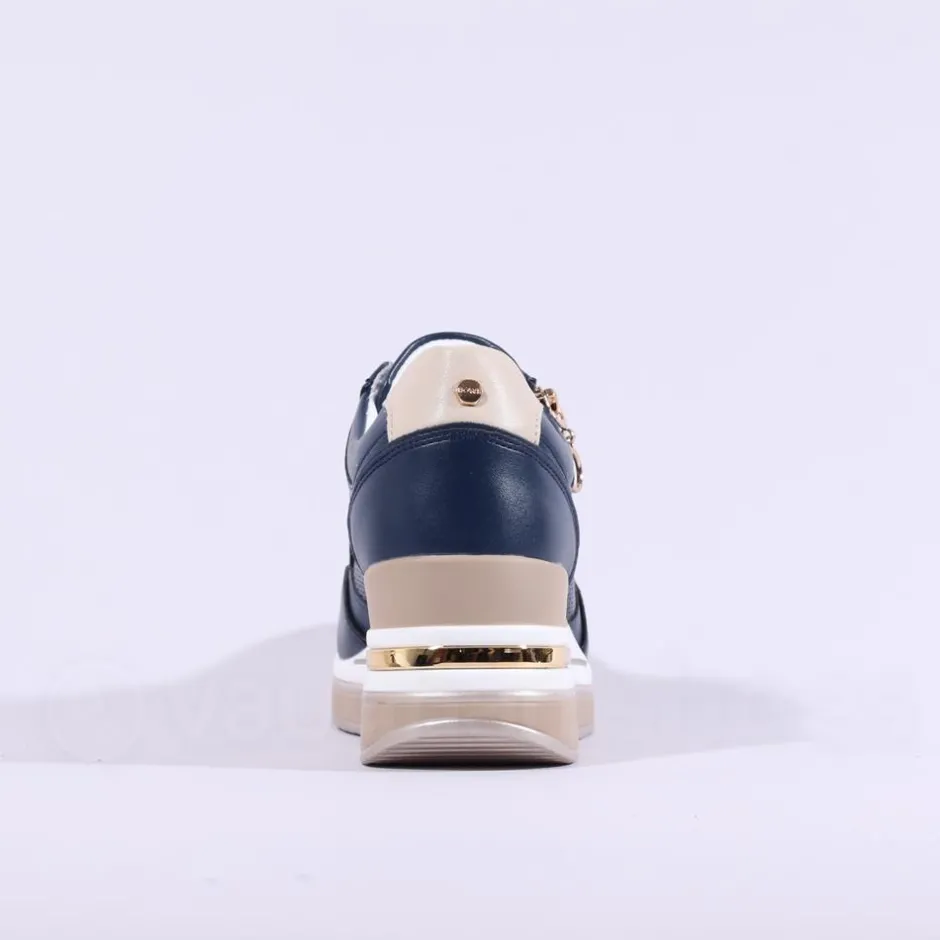 Women Tommy Bowe Ladies Gunter Wedge Trainer - Navy Gold