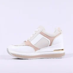 Women Tommy Bowe Ladies Gunter Wedge Trainer - White Combi