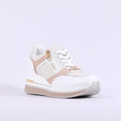 Women Tommy Bowe Ladies Gunter Wedge Trainer - White Combi