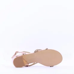Women Sorento Gweedore Strappy Block Sandal - Gold
