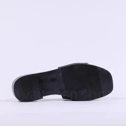 Women Oh My Sandals H Link Mule Slider - Black