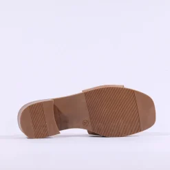 Women Oh My Sandals H Link Mule Slider - Camel