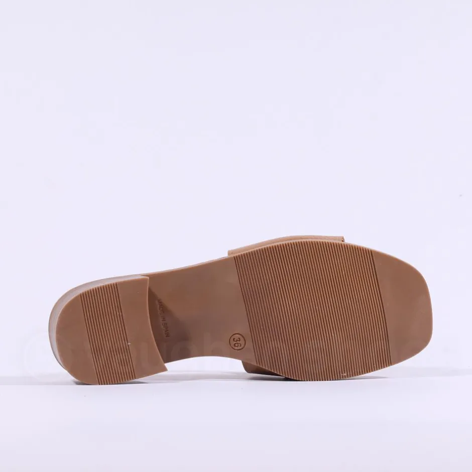 Women Oh My Sandals H Link Mule Slider - Camel