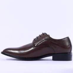 Brent Pope Halcombe Laced Plain Toe Shoe - Walnut