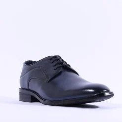 Brent Pope Halcombe Laced Plain Toe Shoe - Navy