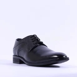 Brent Pope Halcombe Laced Plain Toe Shoe - Black