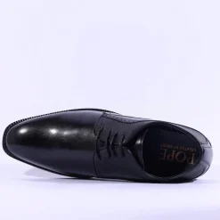 Brent Pope Halcombe Laced Plain Toe Shoe - Black