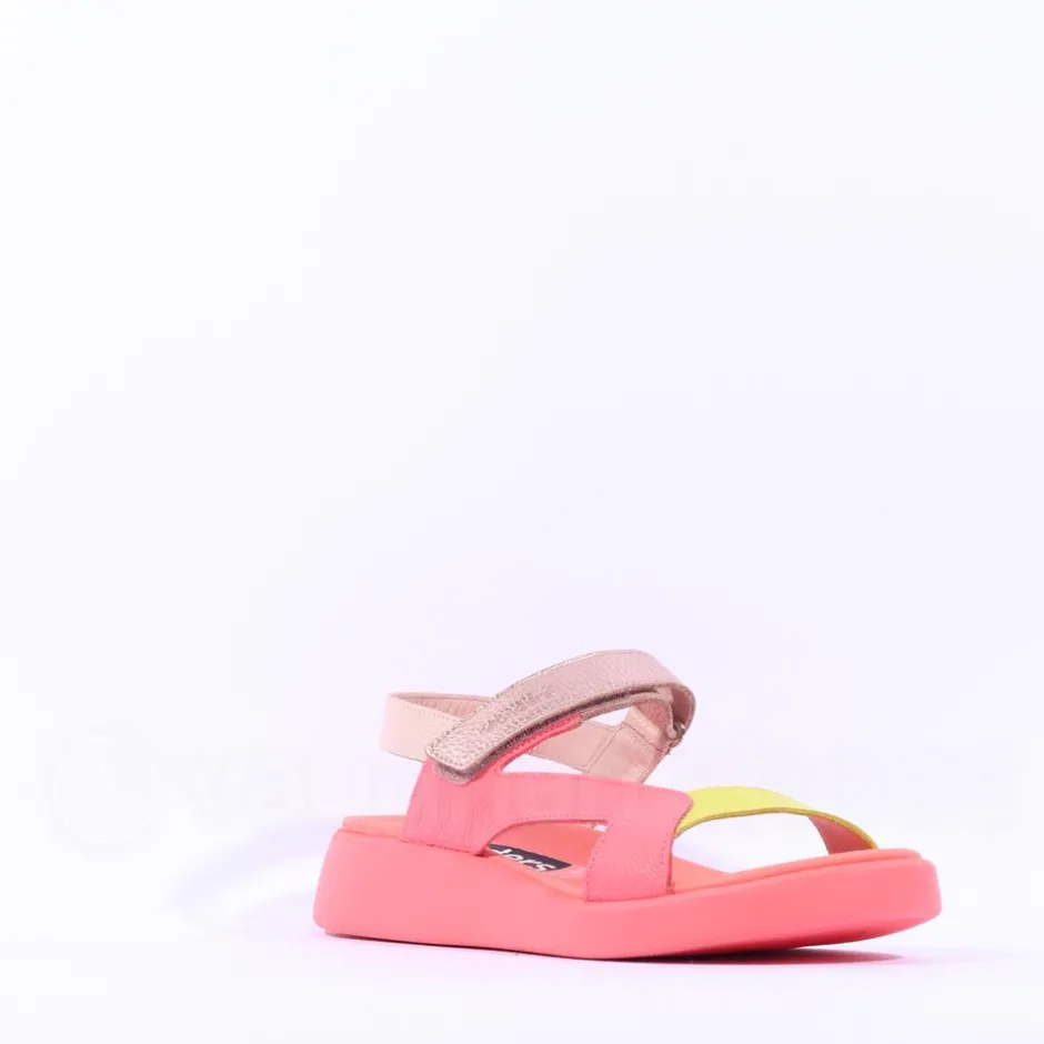 Women Wonders Hali Strappy Sporty Sandal - Coral Combi