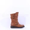 Women Heavenly Feet Hannah4 Mid Calf Boot - Tan