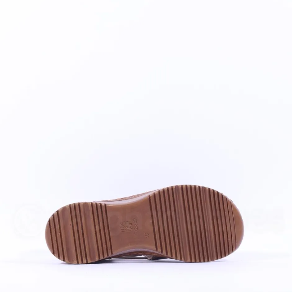 Women Ara Hawaii Slingback Low Wedge Sandal - Cashmere Shimmer