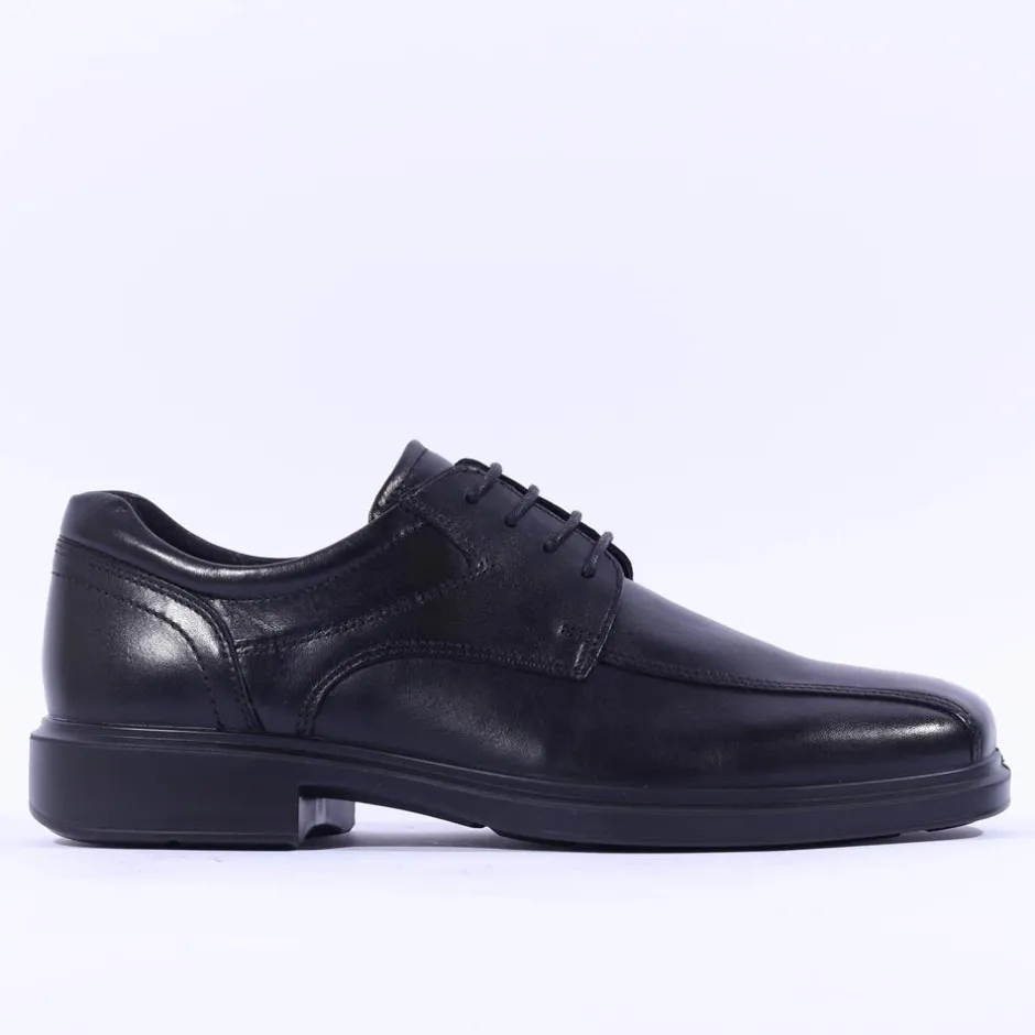 Ecco Men Helsinki 2 Laced Stitched Toe - Black Leather