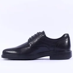 Ecco Men Helsinki 2 Laced Stitched Toe - Black Leather