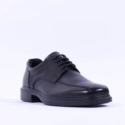 Ecco Men Helsinki 2 Laced Stitched Toe - Black Leather