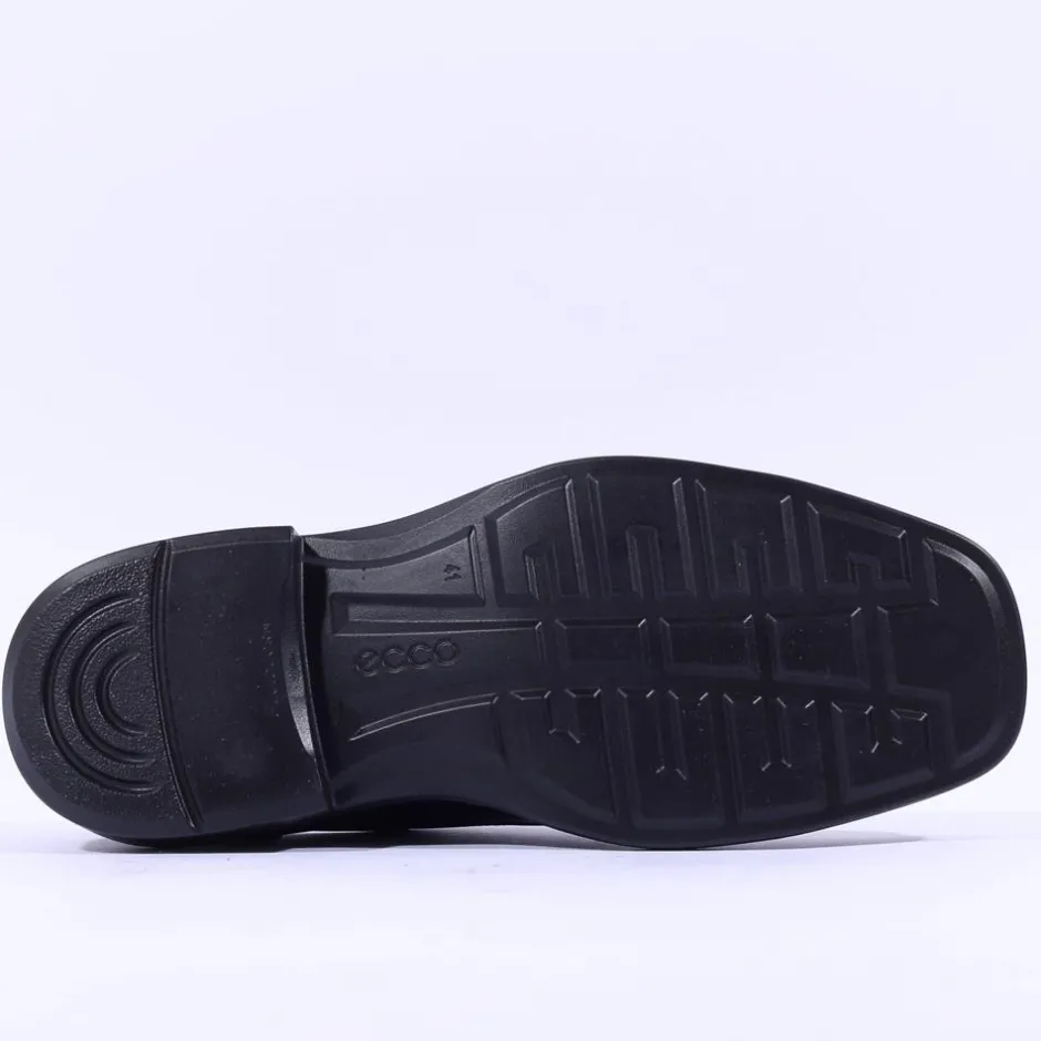 Ecco Men Helsinki 2 Laced Stitched Toe - Black Leather