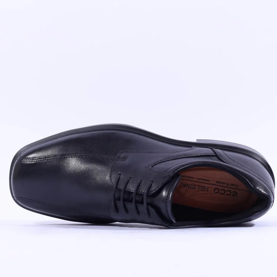 Ecco Men Helsinki 2 Laced Stitched Toe - Black Leather