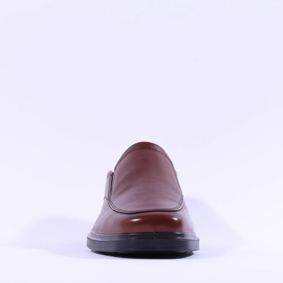 Ecco Men Helsinki 2 Slip On Shoe - Cognac Leather